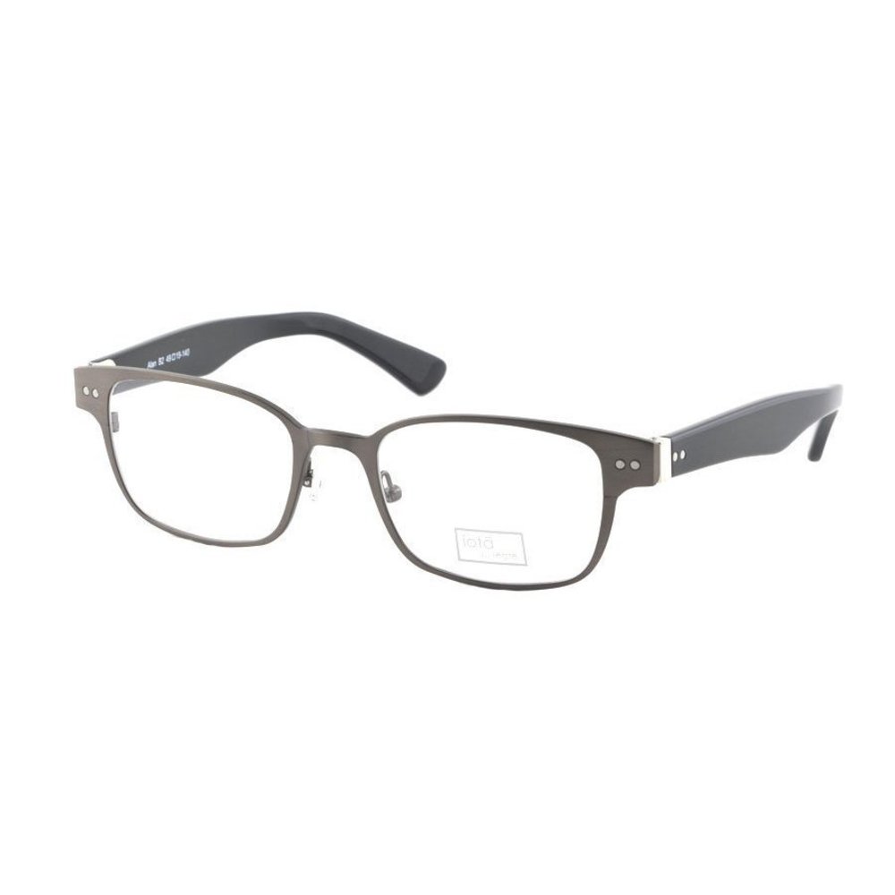 IOTA Alan Eyeglasses Gun  Black 49mm